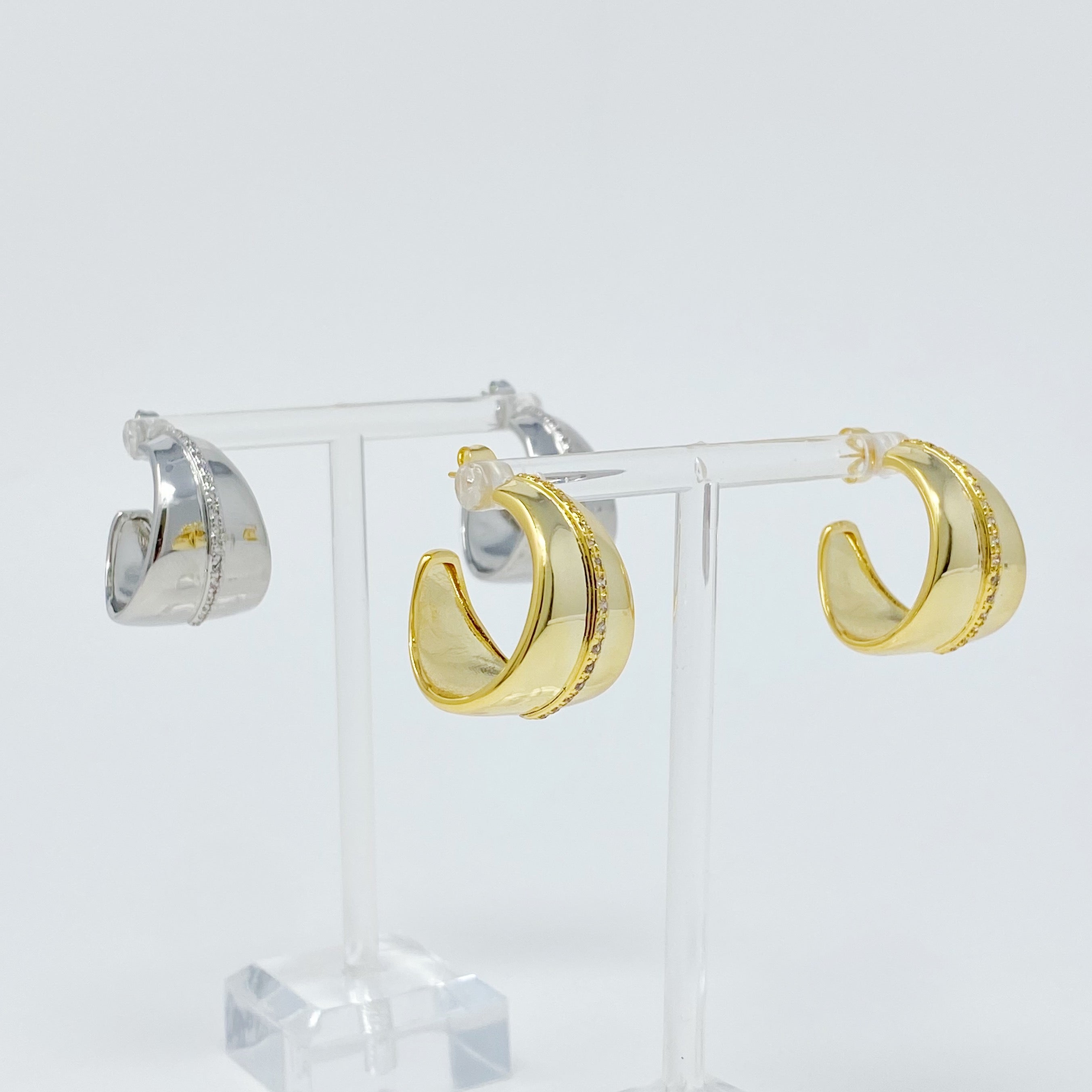 Polished Essential Hoop Earrings