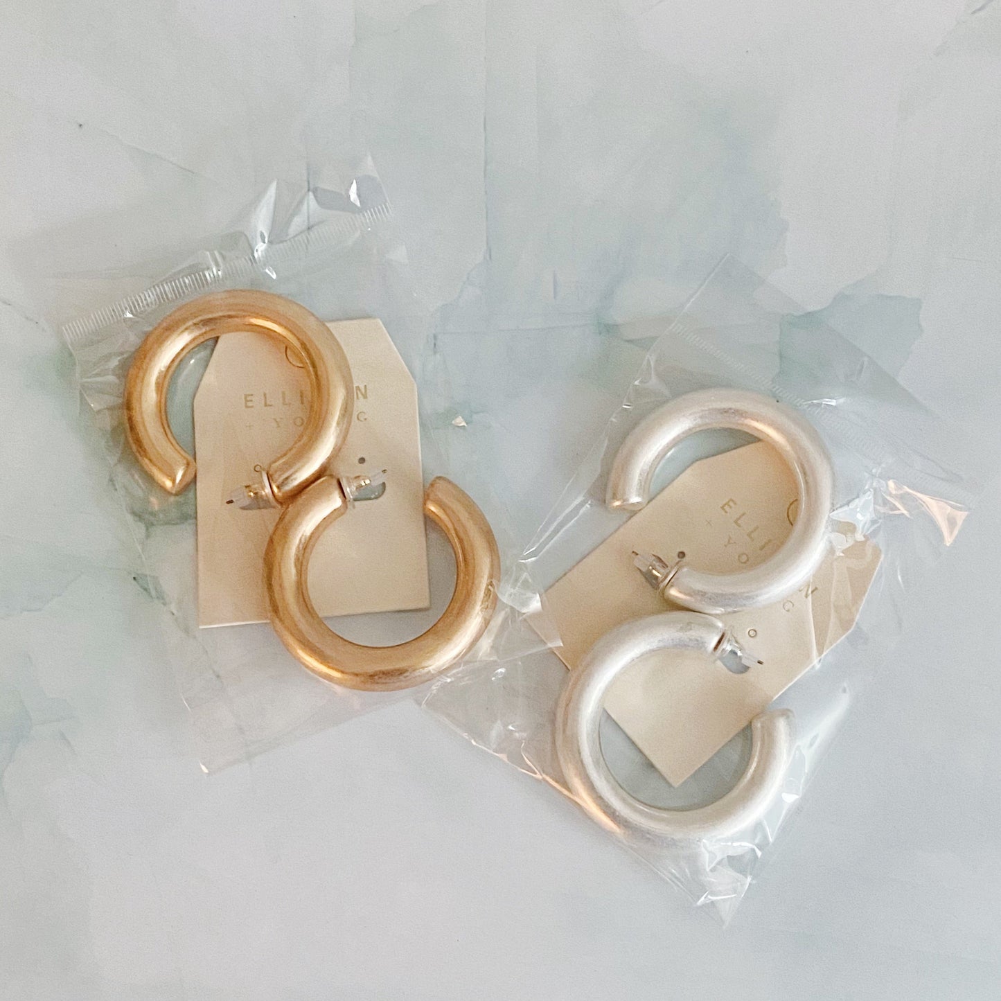 Smooth Round Hoop Earrings