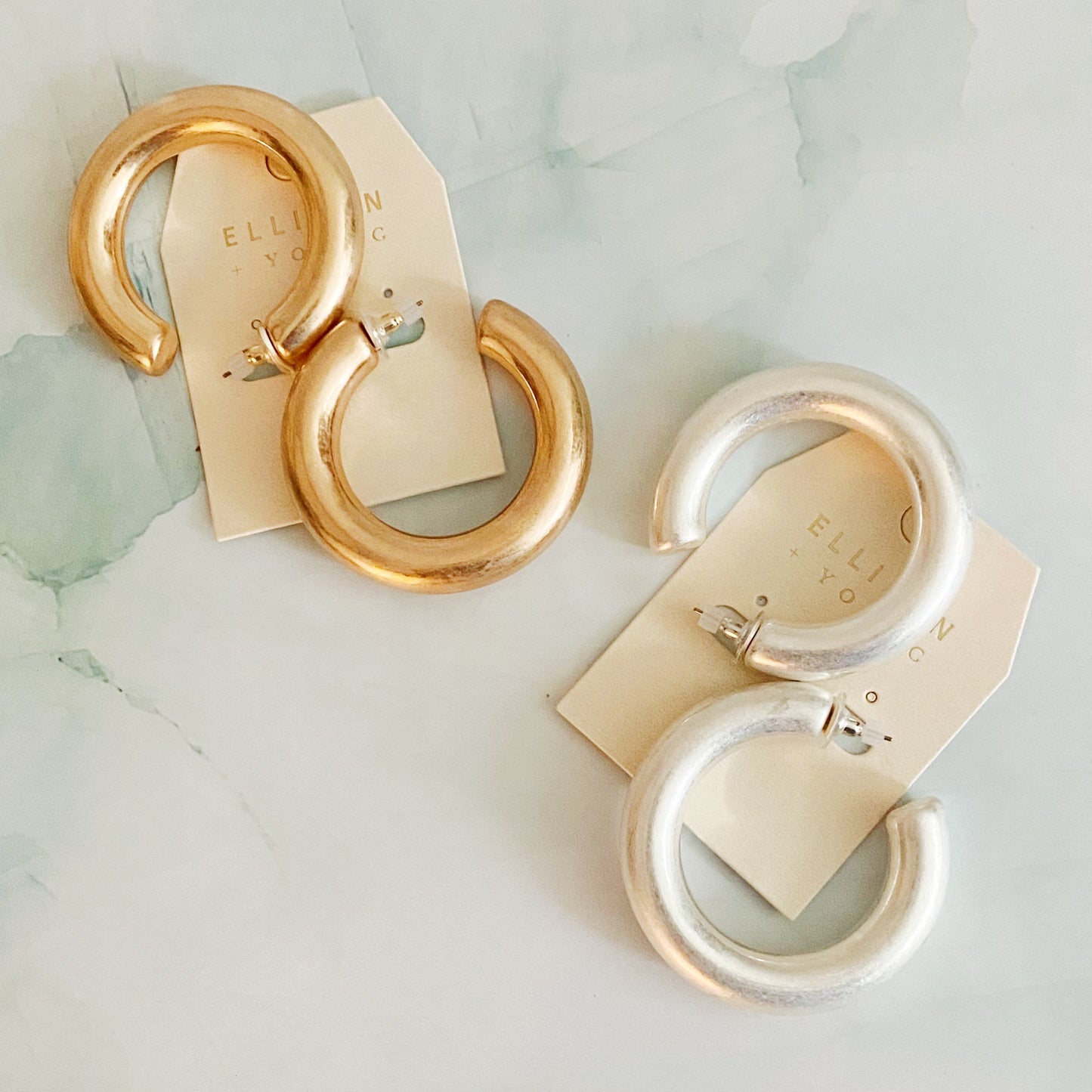 Smooth Round Hoop Earrings