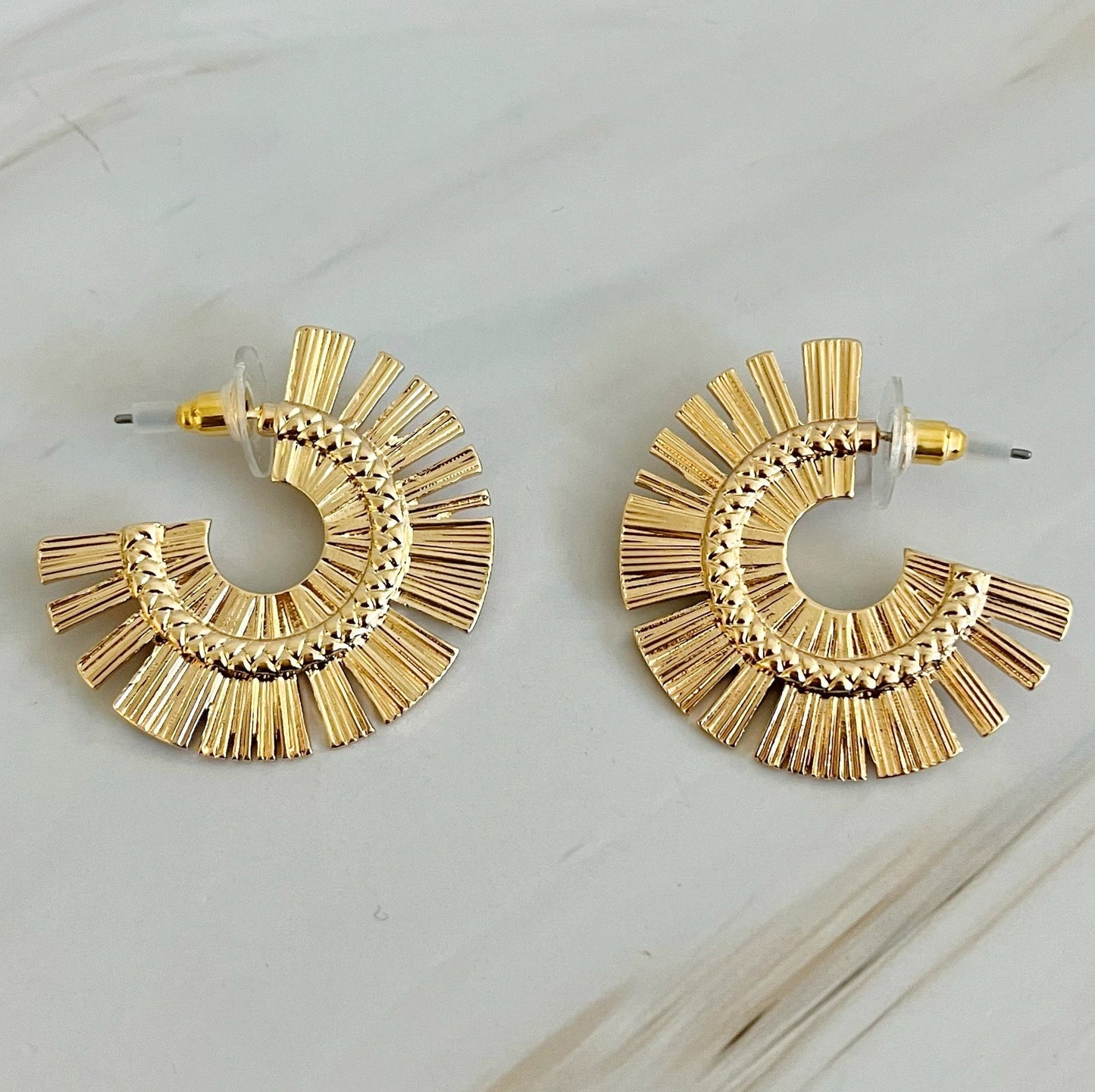 Sunburst Beauty Hoops