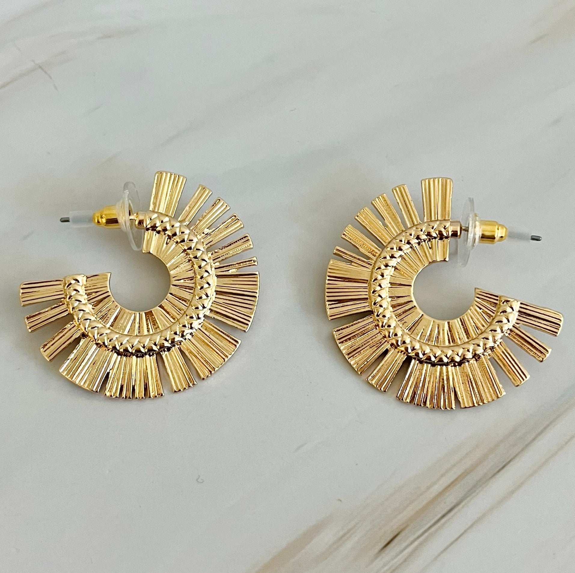 Sunburst Beauty Hoops